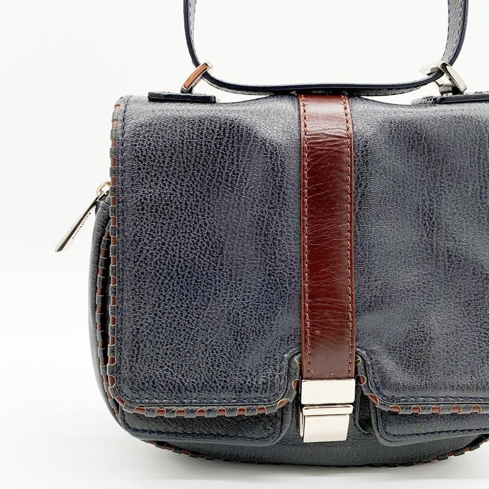 BOTKIER Purple Leather Crossbody Bag - Picture 2 of 15
